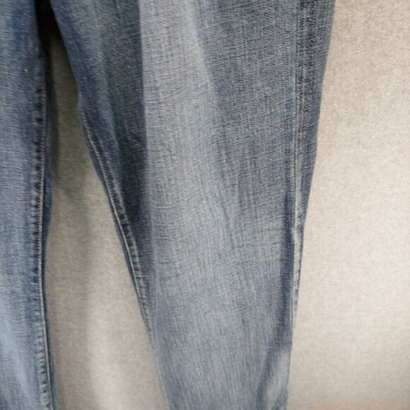 Men's 34x34 Carbon Regular Distressed Washed  Blue Jeans  Actual 34x32 5 Pocket - Picture 5 of 16